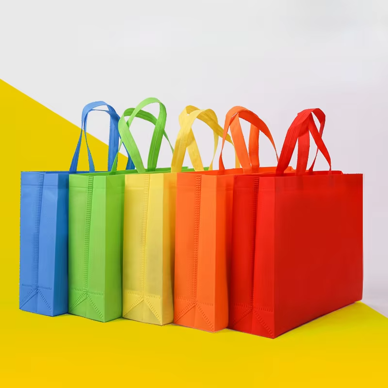 Event Party Shop - 10/20 個の厚みのある不織布トートバッグカスタマイズされたロゴ卸売ギフトバッグ包装袋ビジネス用プロモーションショッピングバッグ