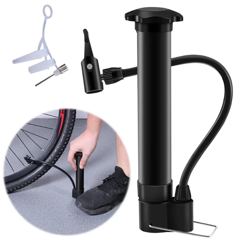 Balloon Pump Hand - ポータブル自転車ポンプバルブ 80PSI 軽量バルーン手動エアポンプ MTB ロードバイクタイヤインフレーターサイクリングアクセサリー