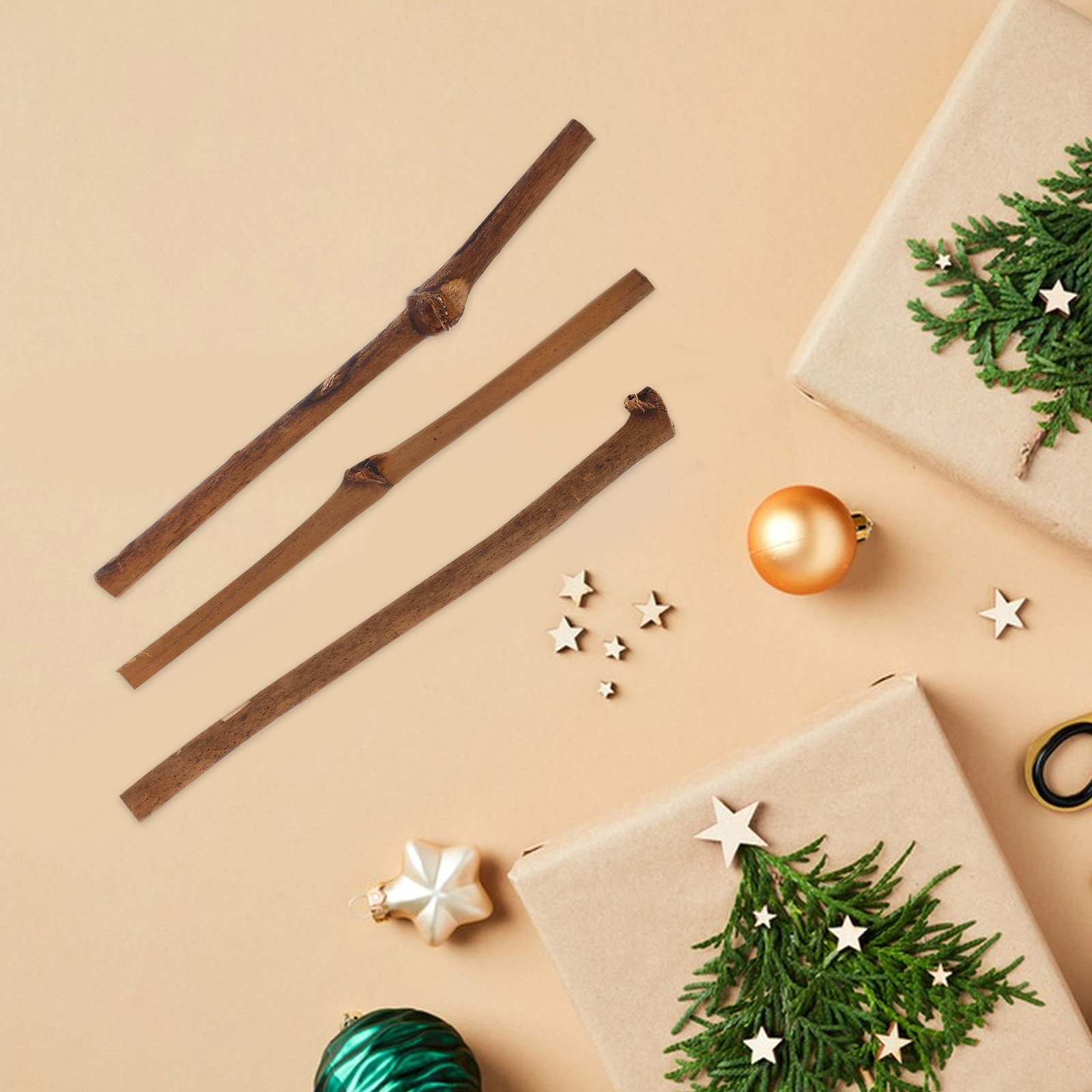 Centerpiece Stick - 20本入り乾燥枝スティック、ナチュラルクラフト小枝、フラワーデザイン、ウェディングセンターピース、イースター、ハロウィン、感謝祭、DIY、素朴なホームデコレーション用