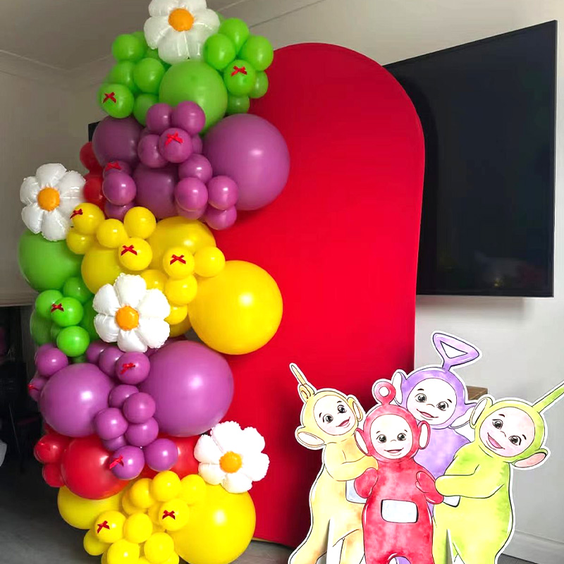 テレタビーズをテーマにしたバルーンアーチチェーン、フォイルマ - Balloon Arch Kit のレビューと価格