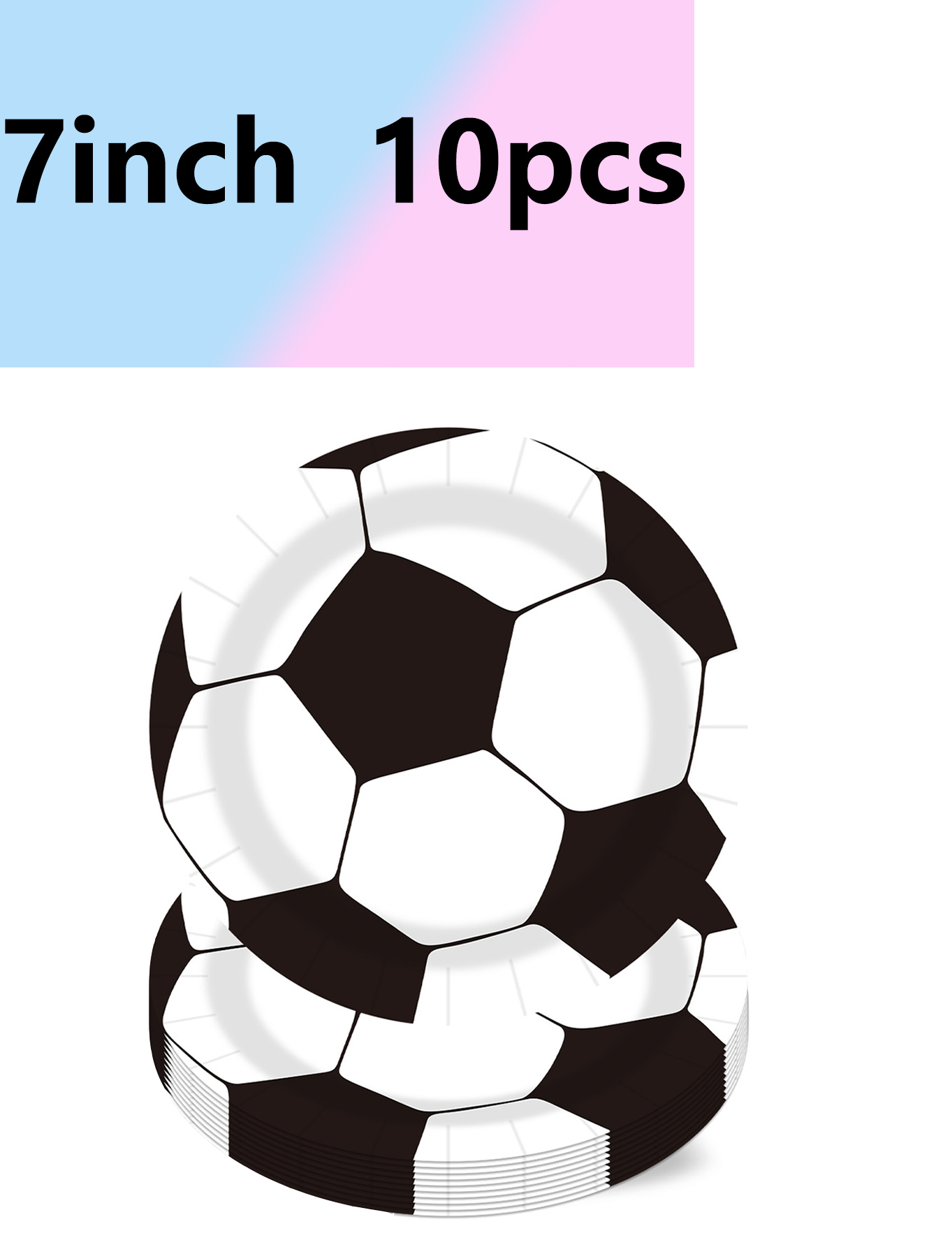 サッカーをテーマにした誕生日パーティー食器、プレート、ティッ - Event Z のレビューと価格