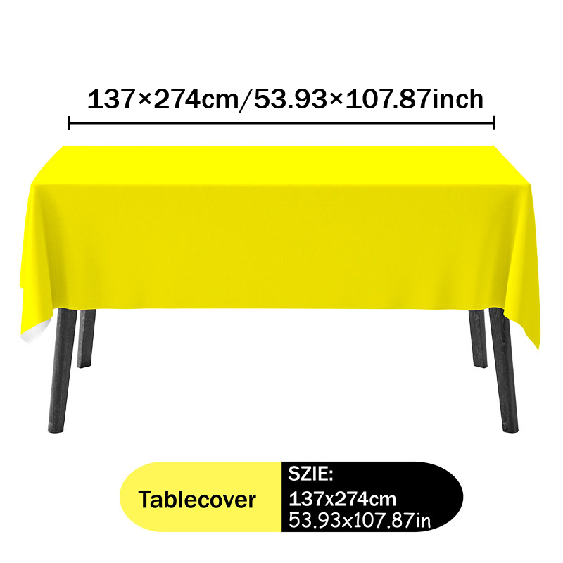 黄色のテーブルクロスナプキンセットポータブル使い捨て屋外ピク - Table Cloth Disposable のレビューと価格