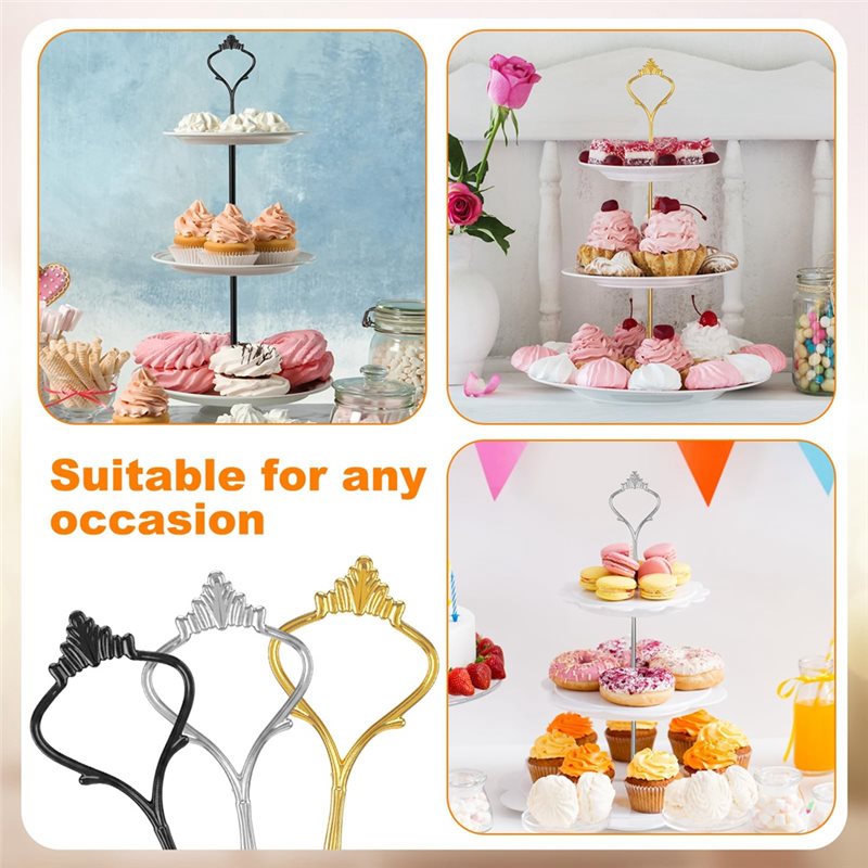 ABVC ハードウェアキット 12セット 3段ケーキスタンド - Cupcake Stand Tier のレビューと価格