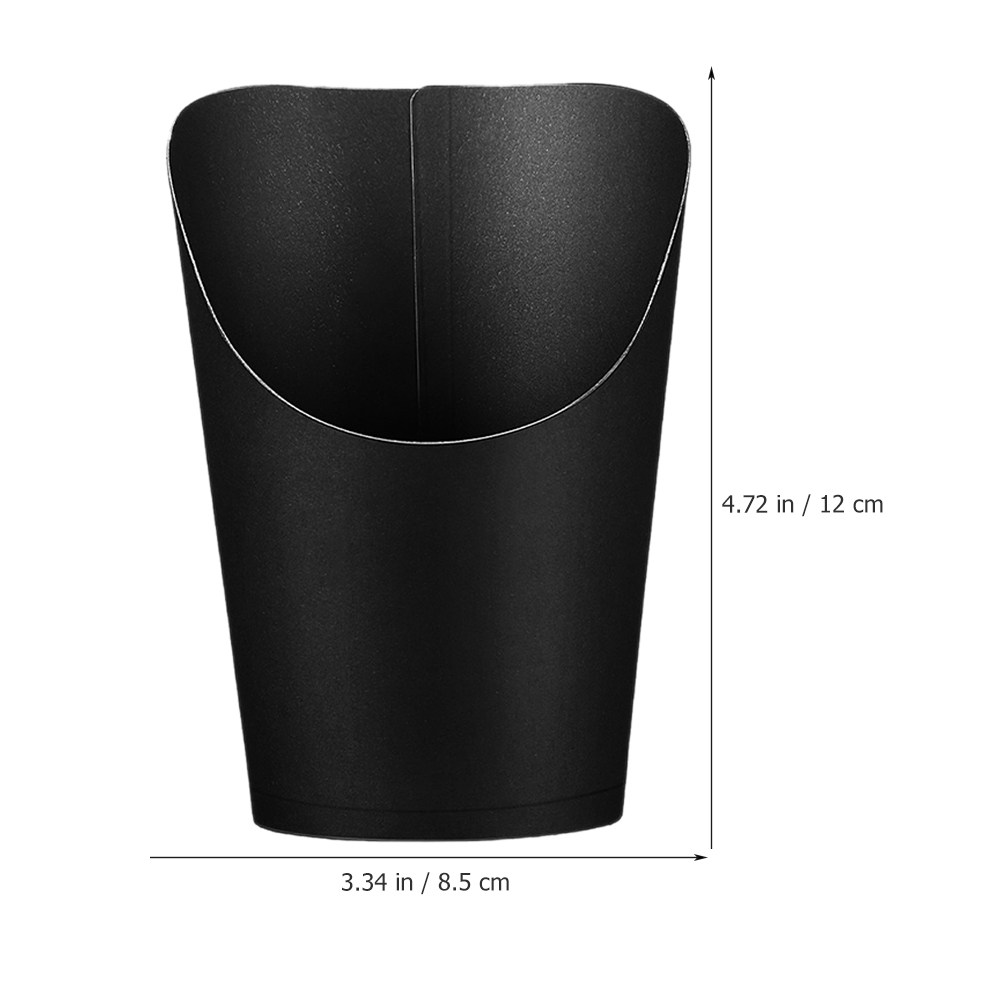 50個入りクラフト紙製フライドポテトカップ、トールタイプの使 - Plastic Cup 50Pcs のレビューと価格