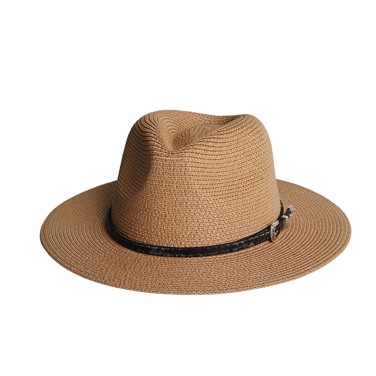 クラシックなつば広パナマハット メンズ レディース 夏用 ヴ - Paper Straw Color のレビューと価格
