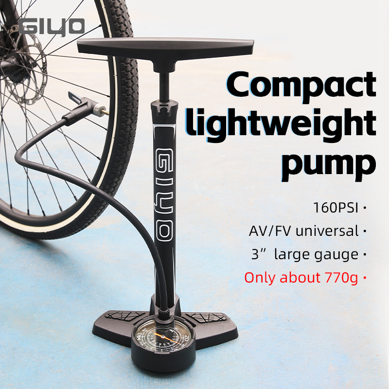 Giyo-自転車フロアポンプ,マウンテンバイクおよびロードバ - Balloon Pump Hand のレビューと価格