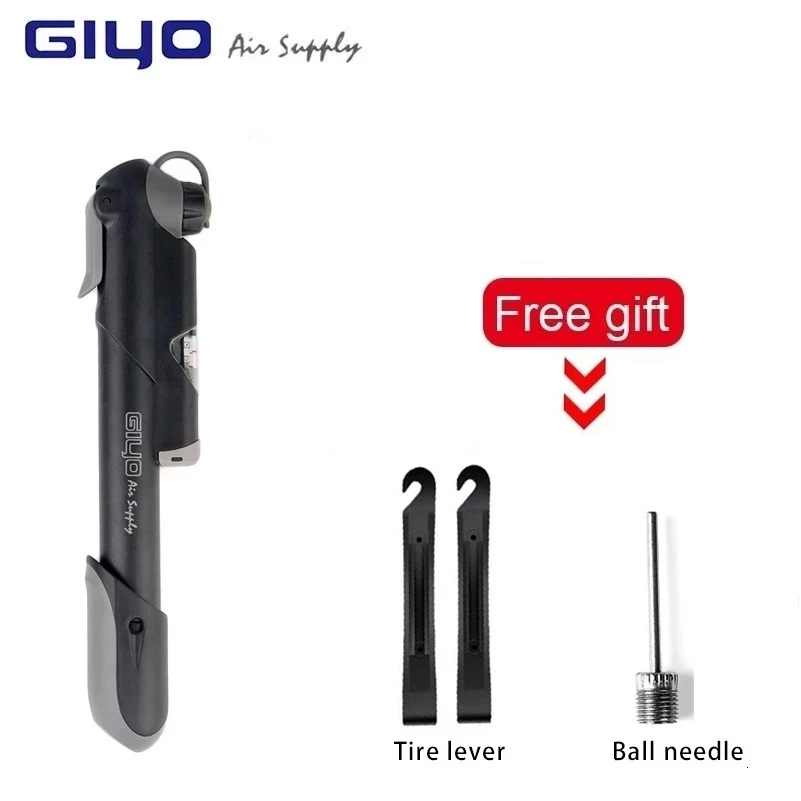 GIYO ポンプ自転車ポンプミニハンドポンプサイクリングエア - Balloon Pump Hand のレビューと価格